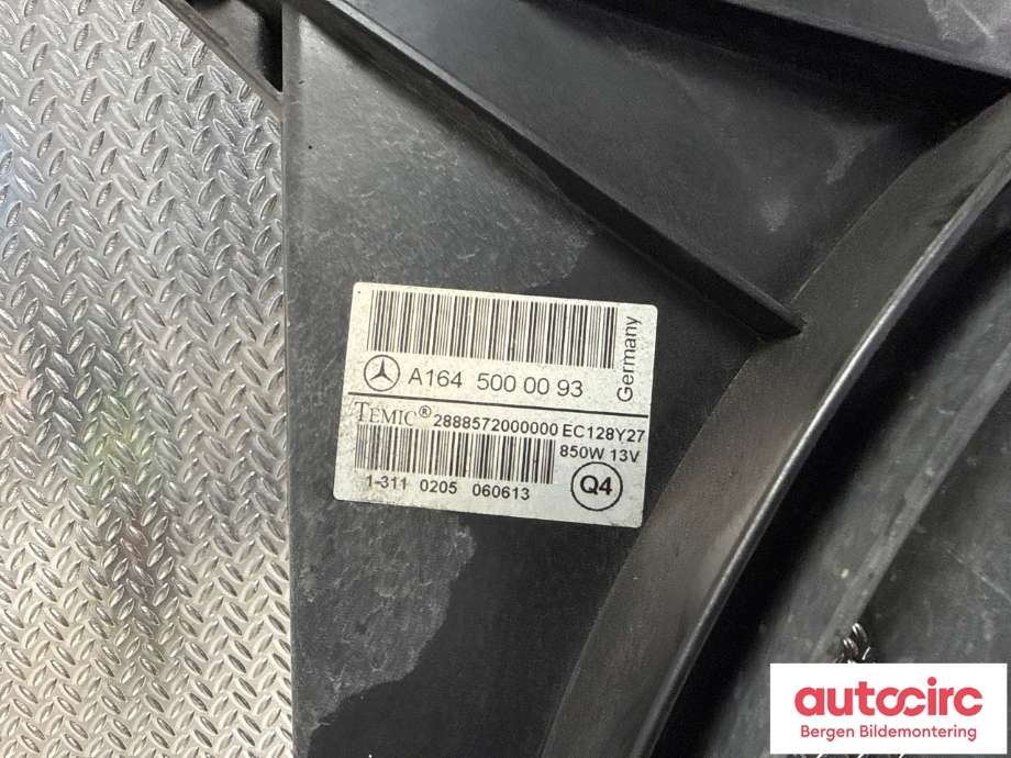 Kjølevifte til Mercedes GL 2006-2012 (X164) (X164) (A 164 500 00 93|)
