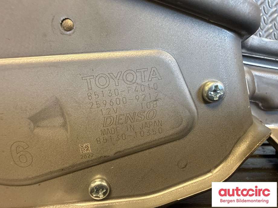 Viskermotor bakrute til Toyota C-HR 2016-->>  (85130F4010|)