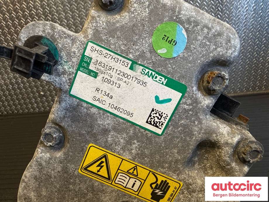 Aircondition kompressor til MG ZS EV 2019-2021 (Type I, Fase 1)