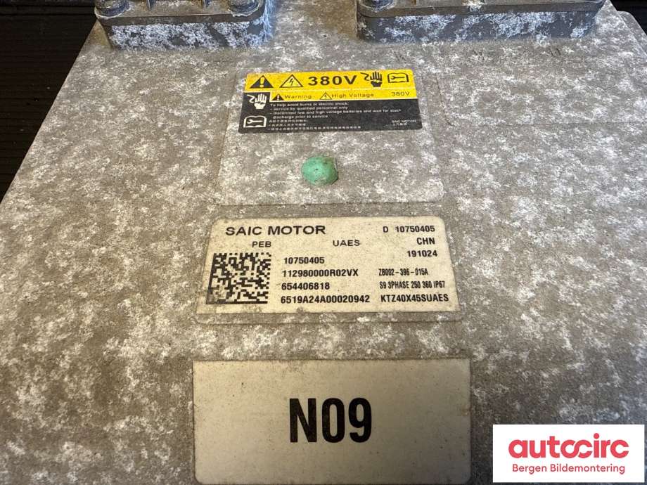 Inverter elbil til MG ZS EV 2019-2021 (Type I, Fase 1)  
