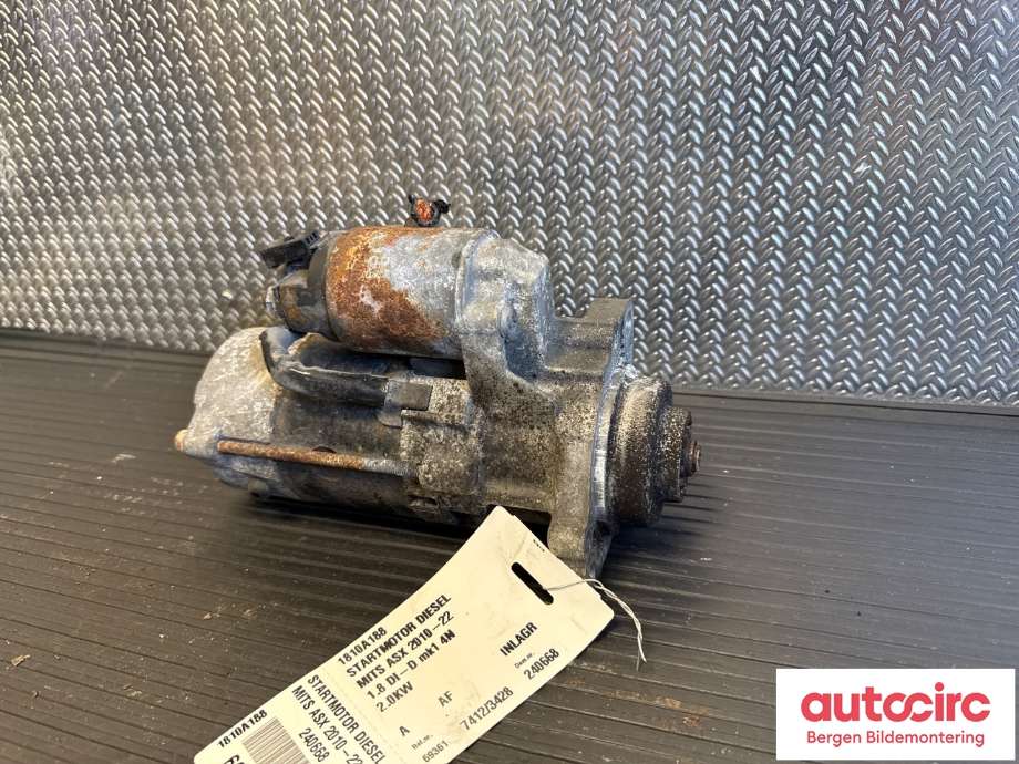 Starter diesel til Mitsubishi ASX, 2010-2019  (1810A188)
