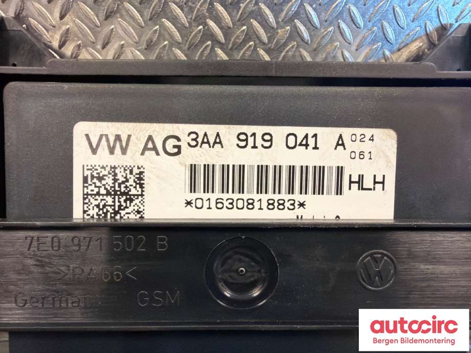Diverse deler til VW Transporter / Caravelle 2009-2015 (Fase 2) (T5) (T5) (3AA 919 041 A|)