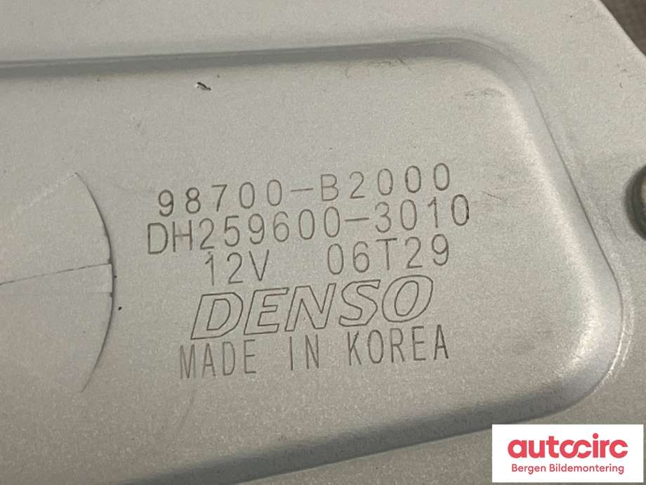 Viskermotor bakrute til Kia Soul 2014-2019 (Type II)  (KIA|98710B2000|)