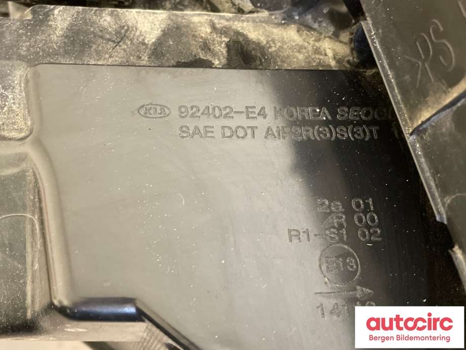 Baklykt høyre til Kia Soul 2014-2019 (Type II)  (KIA|92402E 4020|92402E4020|)