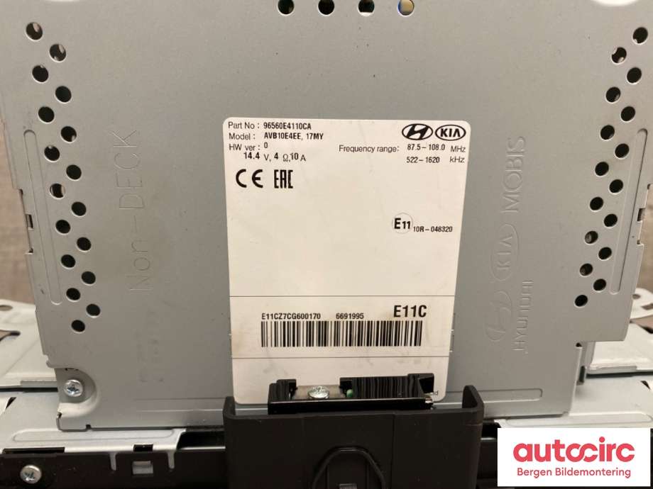 Instrument kjørecomputer til Kia Soul 2014-2019 (Type II)  (KIA|96560E4110CA|)