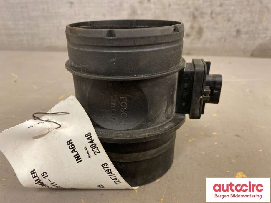 Luftmengde/luftmassemåler til VW Caddy 2010-2015 (Type III, Fase 2)  (VOLKSWAGEN|03L 906 461 A||0 281 002 956)
