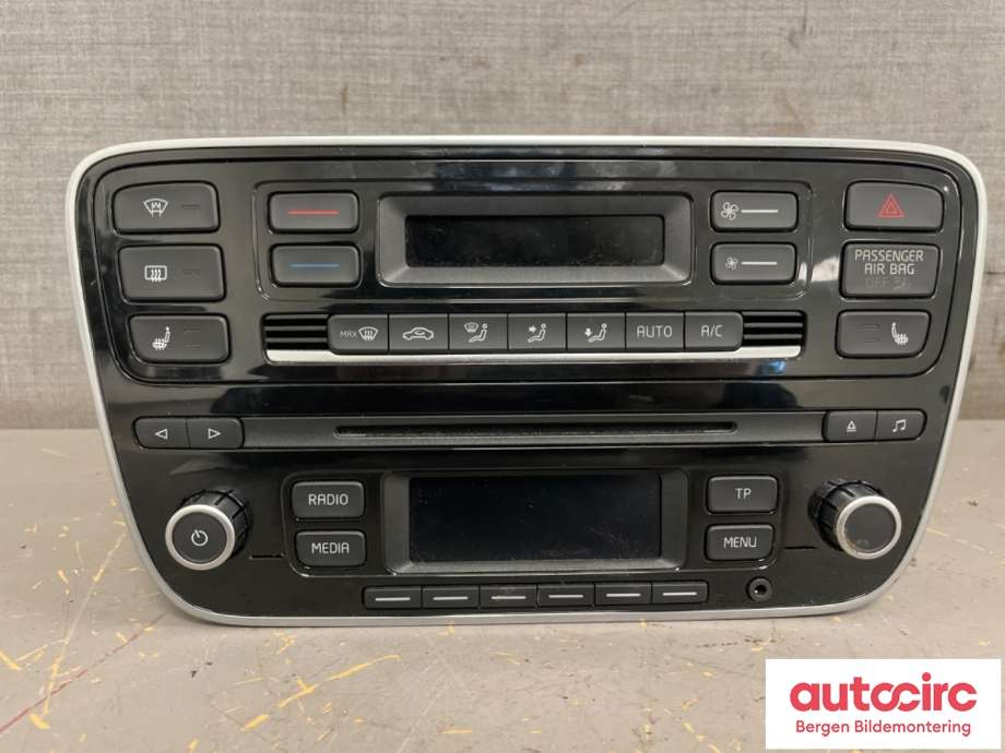 Varmeapparat betjening til VW E-Up, 2013-2019  (VOLKSWAGEN|12E 907 044 B)