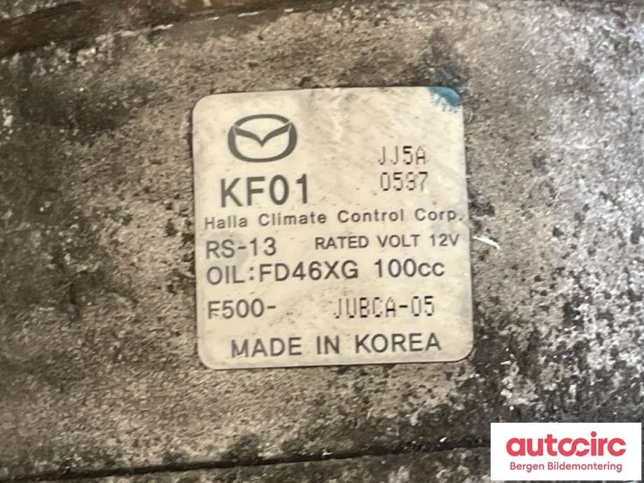 Aircondition kompressor til Mazda CX-5 2012-2017 (Type I) (MAZDA|KF01-61-450A||JJ5A 0597)