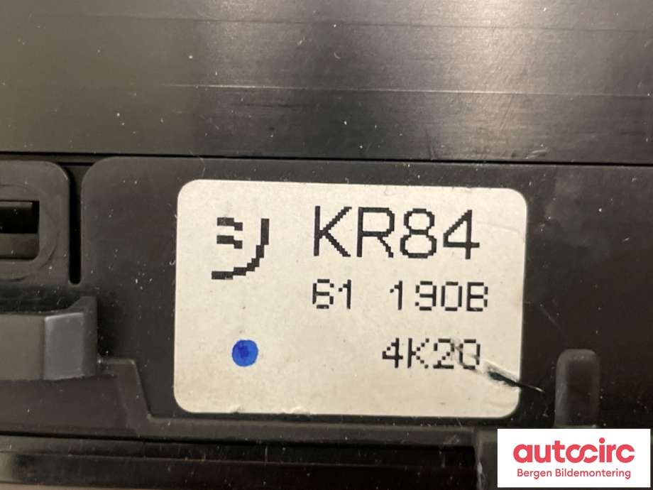 Varmeapparat betjening til Mazda CX-5 2012-2017 (Type I)  (MAZDA|KR84-61-190B|)