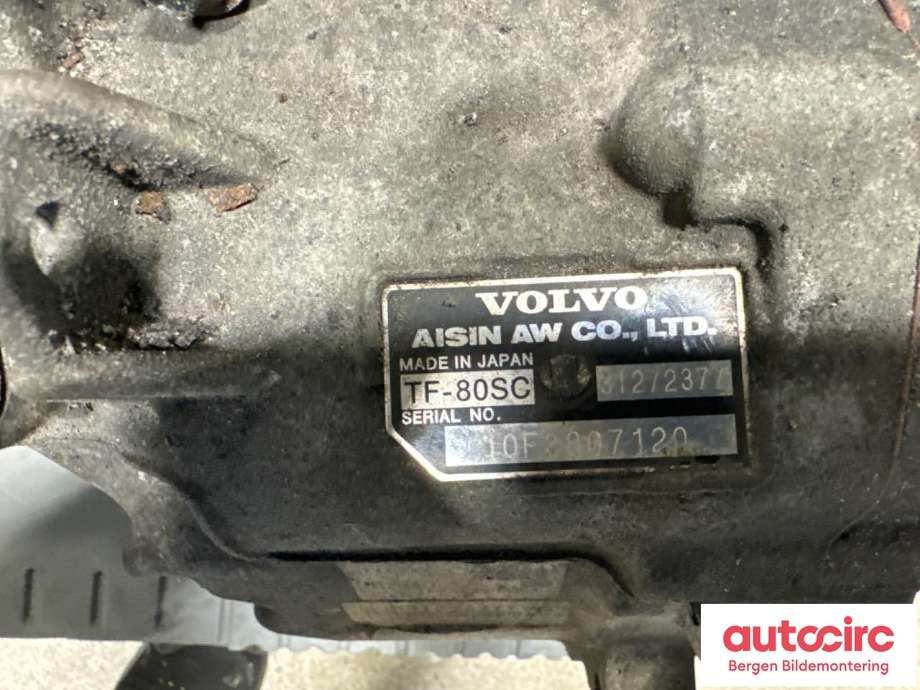 Girkasse automat til Volvo V70 2007-2013 (Type III, Fase 1)  (VOLVO|36002833|)