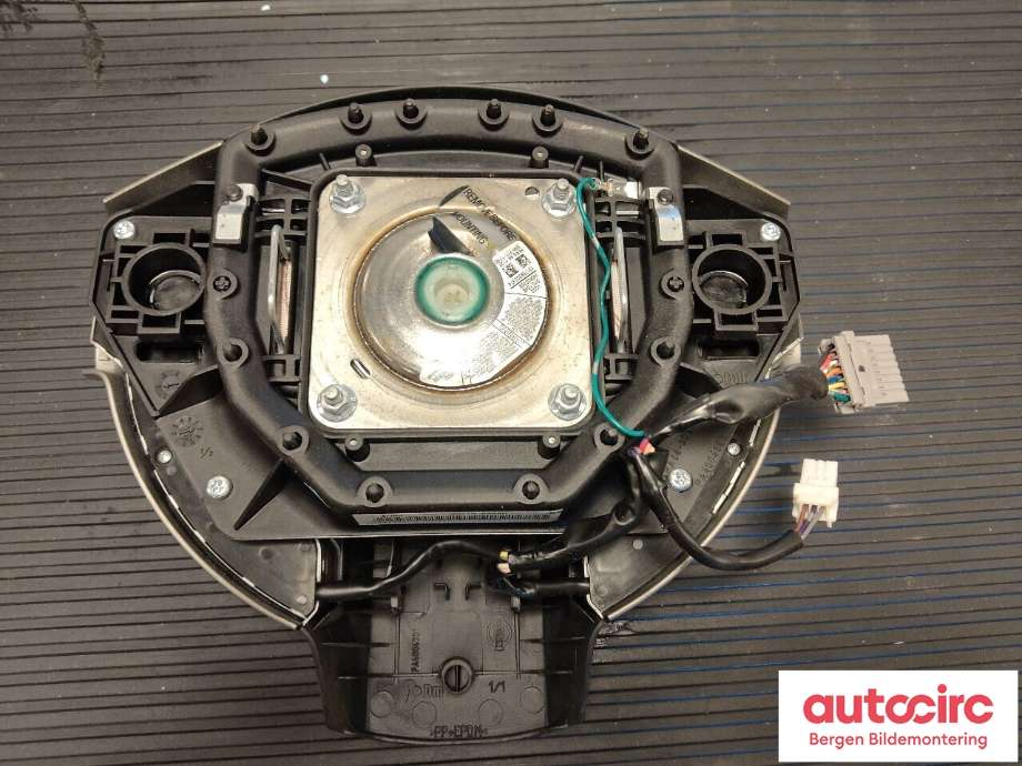 Airbag rattpute til Nissan Qashqai 2010-2014 (Type I, Fase 2)  (NISSAN|98510BR26D|)