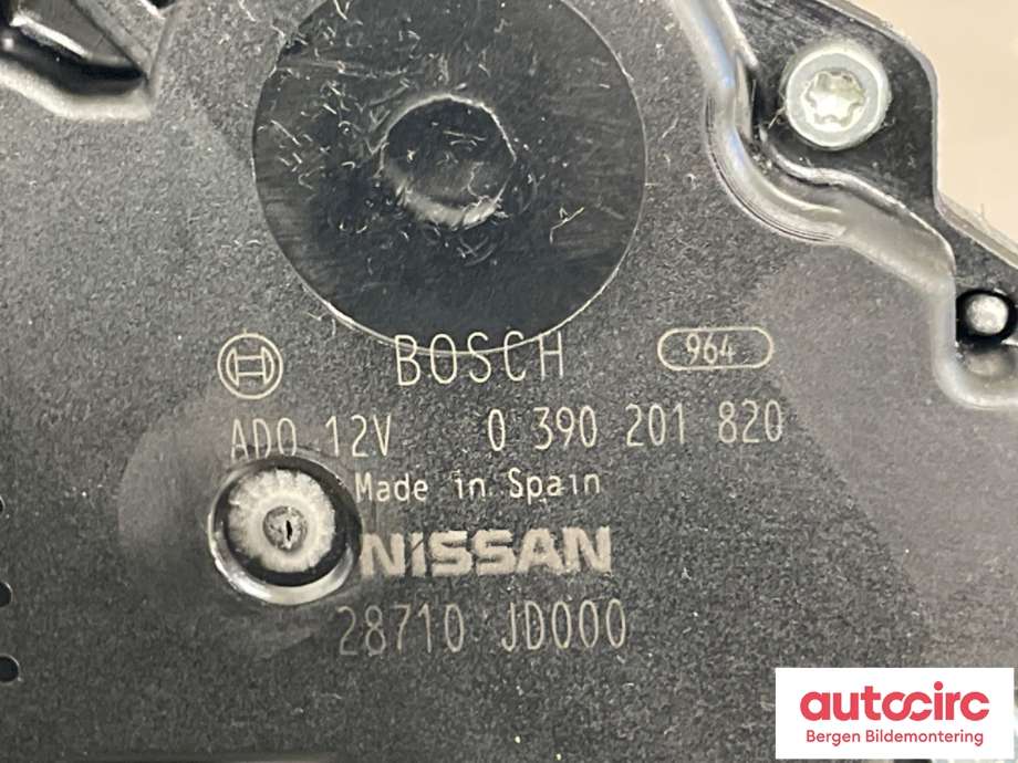 Viskermotor bakrute til Nissan Qashqai 2010-2014 (Type I, Fase 2)  (NISSAN|28710JD000||0 390 201 820)