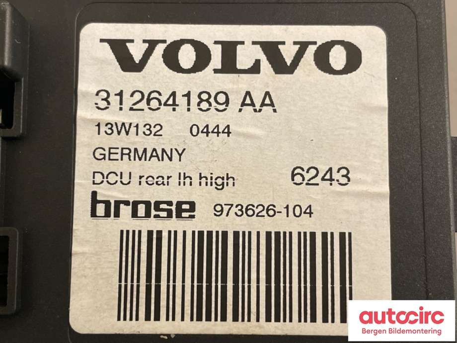 Ruteheis venstre til Volvo V50 2007-2012 (Fase 2) (VOLVO|31264189|)