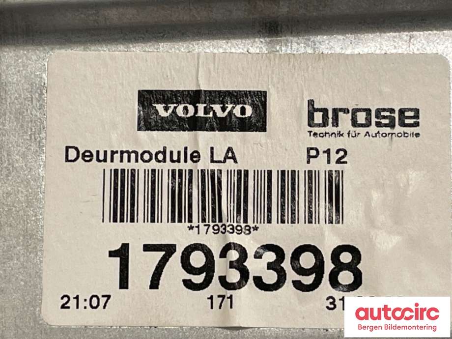 Ruteheis til Volvo V50 2007-2012 (Fase 2)  (VOLVO|31253515||8679082- LH)