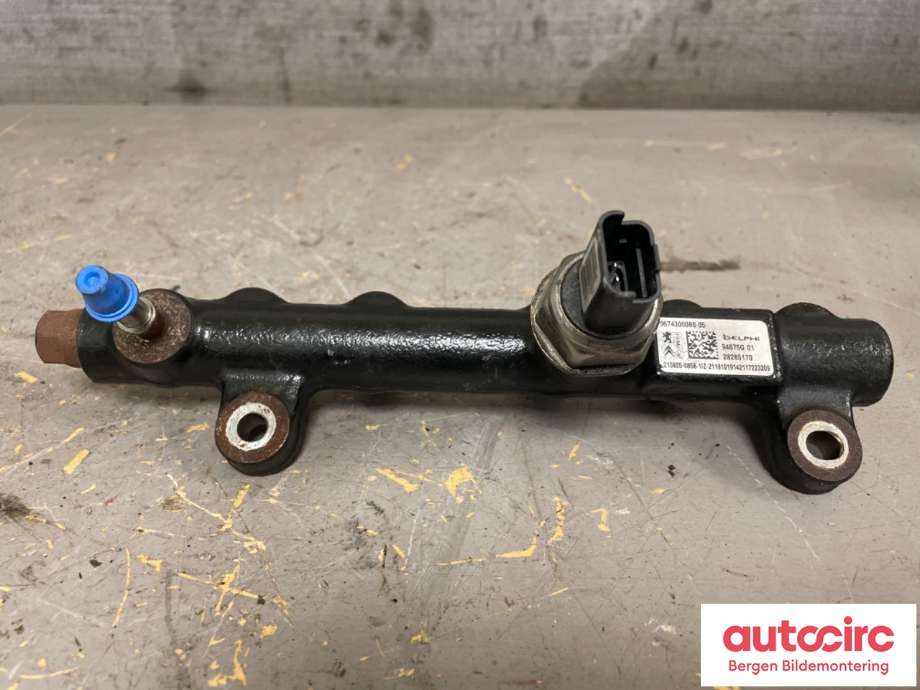 Dyseskinne (fuelrail) til Peugeot Expert 2016-->> (Type III)  (PEUGEOT|96 743 000 80|)