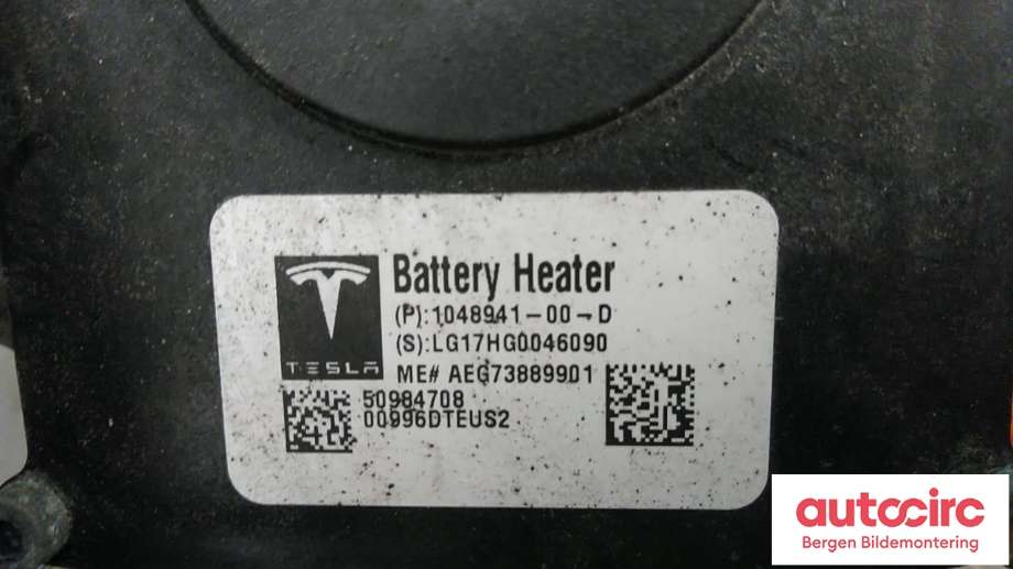 Diverse deler til Tesla Model X 2016-->>  (TESLA|1048941-00-D|)