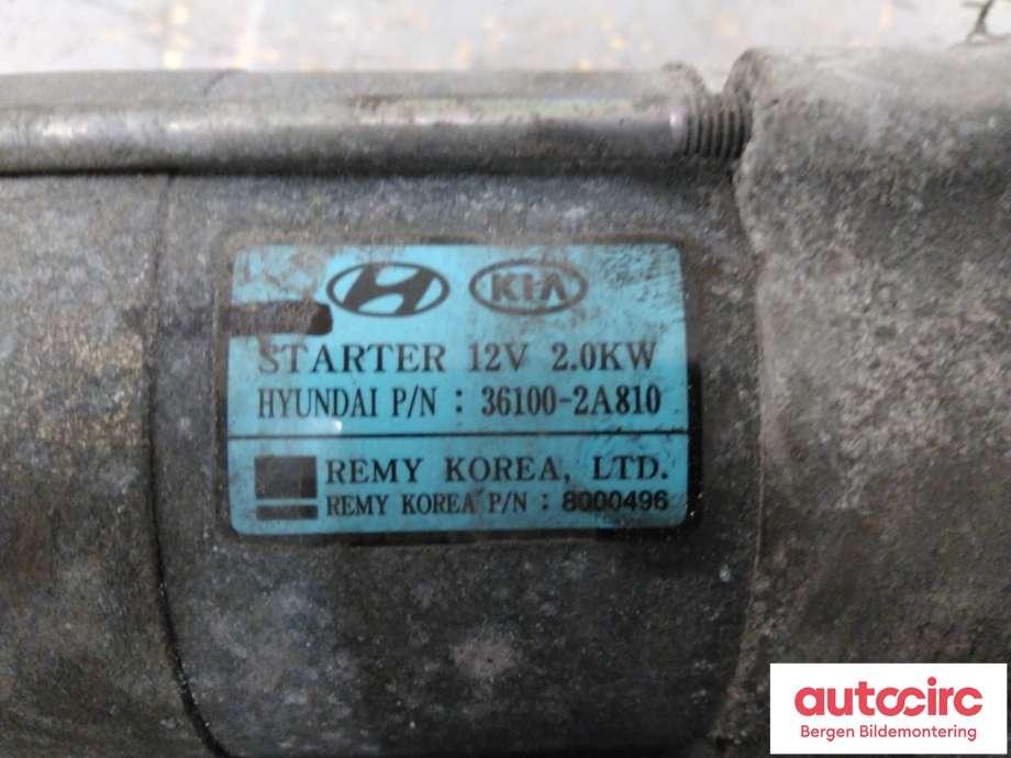 Starter diesel til Hyundai i40 2012-2017  (HYUNDAI|36100 2A810||36100-2A810)