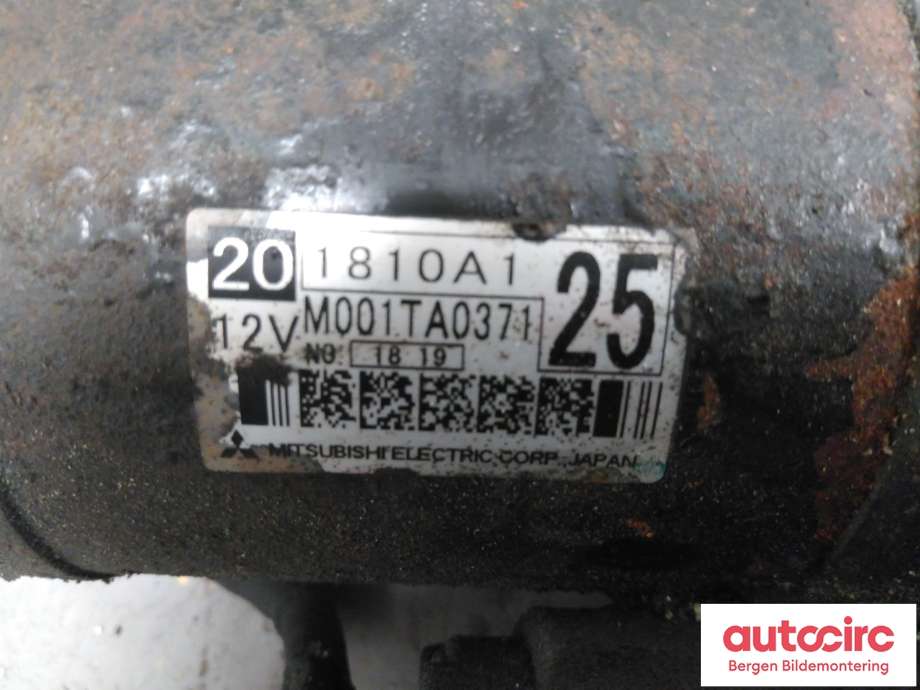 Starter diesel til Mitsubishi Outlander 2010-2012 (Type II, Fase 2) (MITSUBISHI|1810A125||M001TA0371)