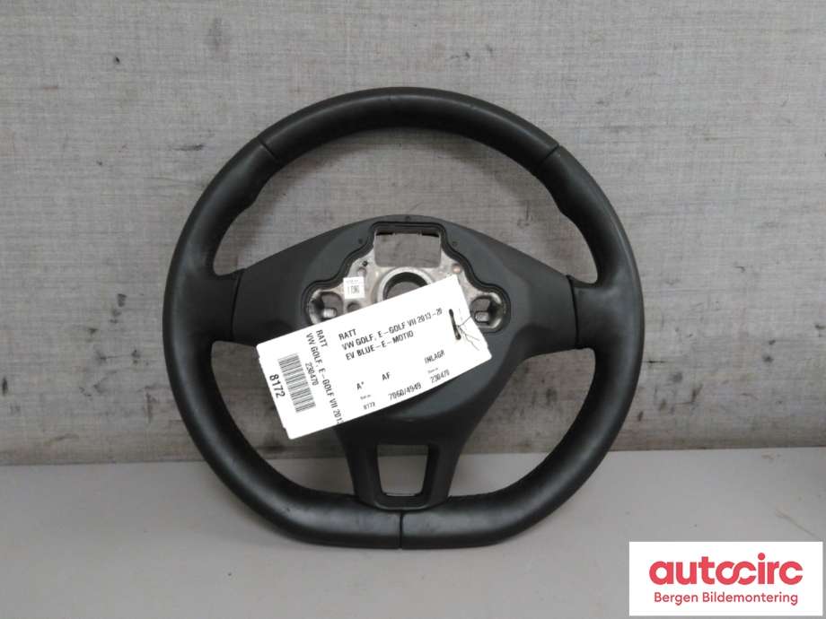 Ratt til VW e-Golf 2017-2020 (Fase 2)  (VOLKSWAGEN|5G0 419 091 BG|)