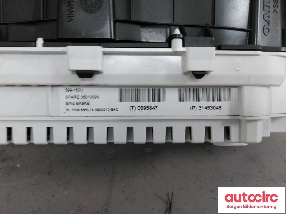 Speedometer til Volvo V40 2012-2019  (VOLVO|36051279||31453048)