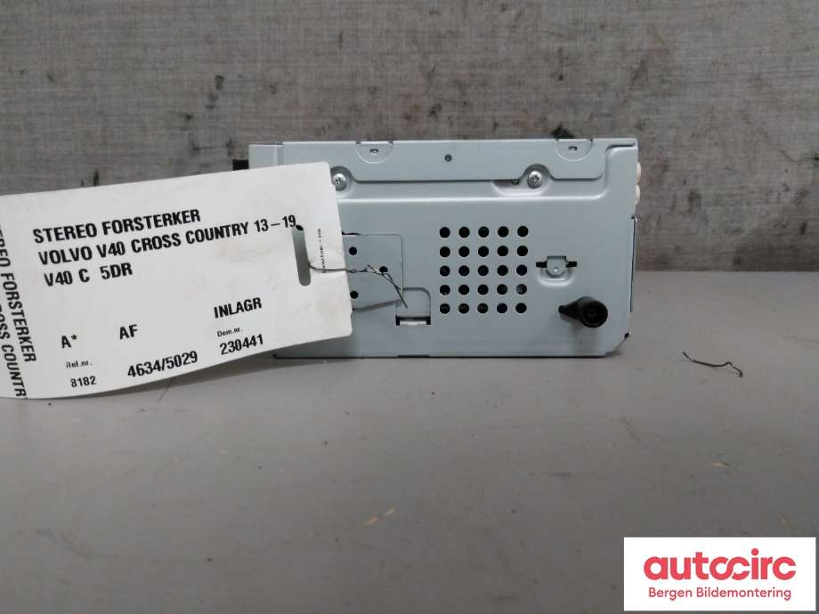 Bilstereo forsterker til Volvo V40 2012-2019  (VOLVO|36050656||31444011)