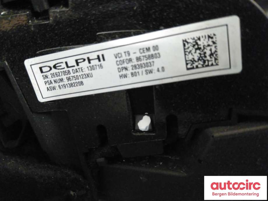 Ratt til Peugeot 308 2013-2021 (Type II)  (Peugeot|96 785 124 ZD|)