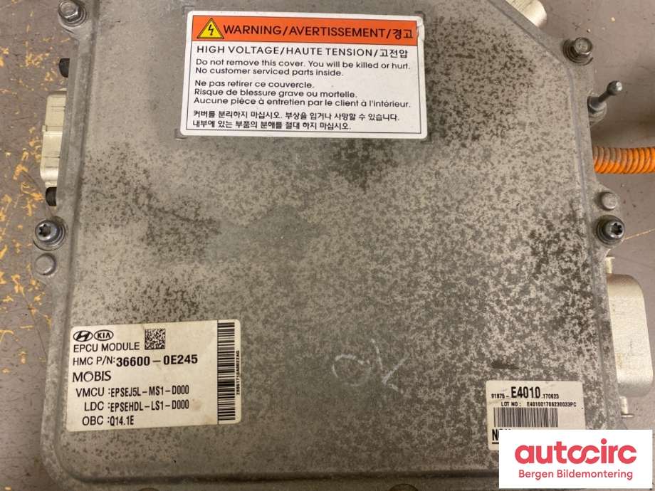 Inverter elbil til Kia Soul 2014-2019 (Type II)  (KIA|91875E4010|)
