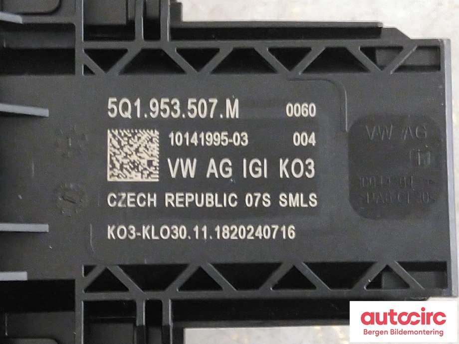 Bryter combi til VW e-Golf 2017-2020 (Fase 2)  (VOLKSWAGEN|5Q1 953 507 M|)