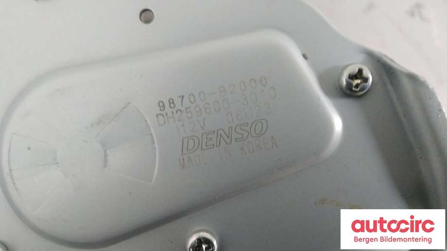 Viskermotor bakrute til Kia Soul 2014-2019 (Type II)  (KIA|98710B2000|)