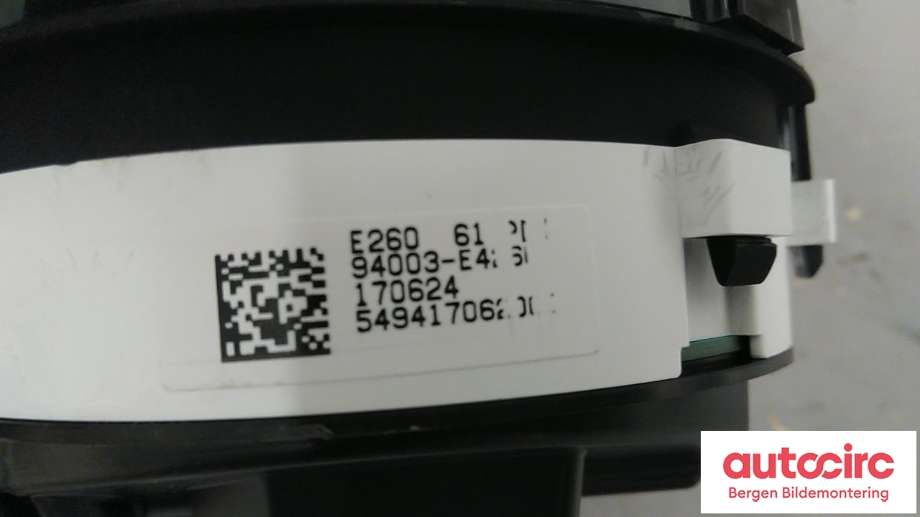 Speedometer til Kia Soul 2014-2019 (Type II)  (KIA|94003E4260|)