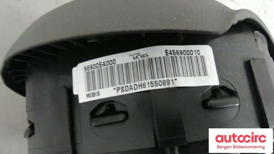 Airbag rattpute til Kia Soul 2014-2019 (Type II)  (KIA|56900E4000|)