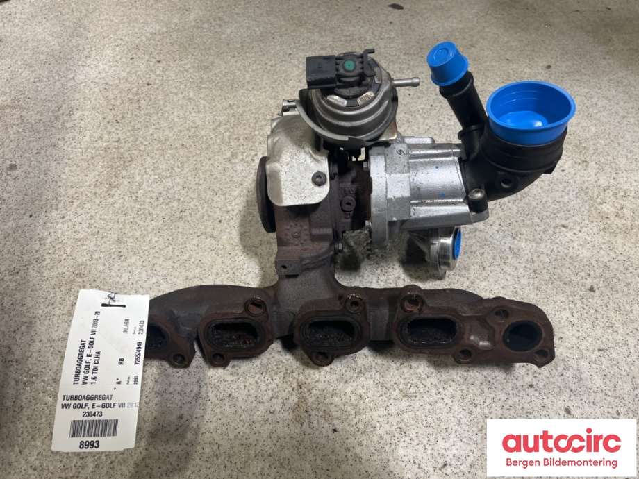 Turbo til VW Golf VII 2012-2017 (Fase 1)  (VOLKSWAGEN|04L 253 016 H|)