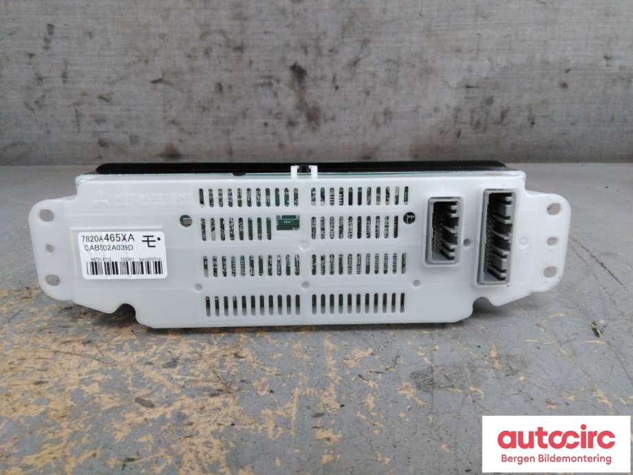 Varmeapparat betjening til Mitsubishi Outlander 2012-2015 (Type III, Fase 1)  (MITSUBISHI|7820A465XA|)