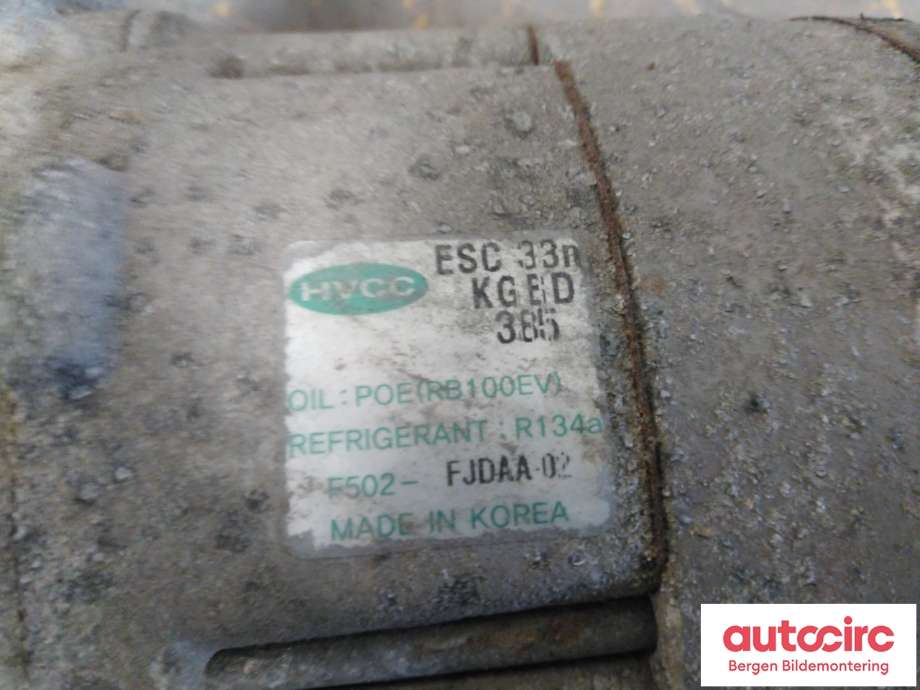 Aircondition kompressor til Kia Soul 2014-2019 (Type II)  (KIA|97701E 4000|)