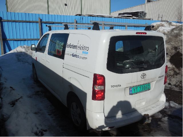 Toyota Proace 2016-->> (Type II) delebil , Motorkode: 4WZ-FTV, Girkassekode: 