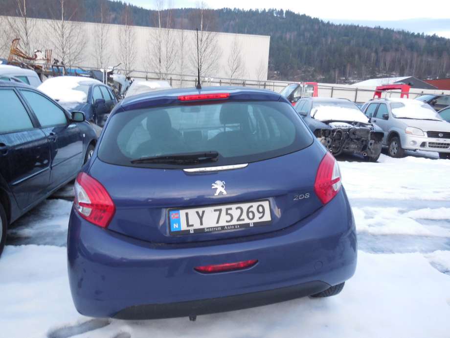 Peugeot 208 2012-2019 (Type I) , Motorkode: HMZ, Girkassekode: