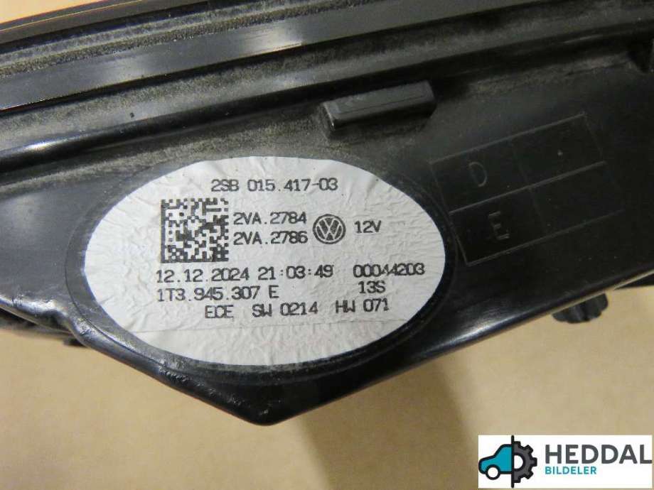 Diverse deler til VW ID.BUZZ 2022-->>  (VOLKSWAGEN|1T3 945 307 E|)