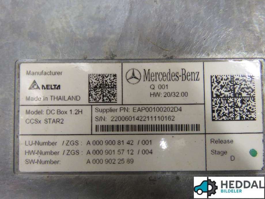 DCDC converter hybrid til Mercedes EQB 2022-->> (A0009008142|)