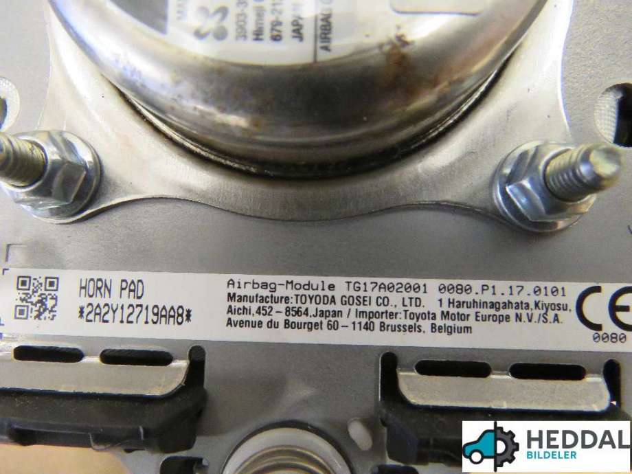 Airbag rattpute til Toyota RAV4 2019-->> (Type V)  (Toyota RAV4||4513012E40C0)