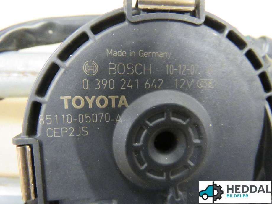 Viskermotor frontrute til Toyota Avensis 2009-2015 (Type III, Fase 1)  (8501005080|)