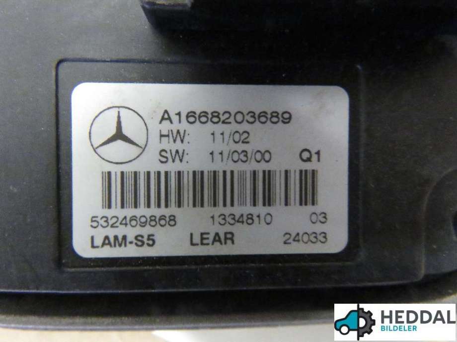 Styreenhet xenon/ballast til Mercedes GL 2012-2016 (Fase 1) (X166) (X166) (Mercedes Benz|A1668203689|)