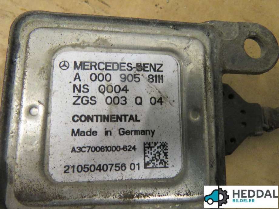 Eksos diverse til Mercedes Vito 2014-->> (W447) (W447) (MERCEDES|A 447 490 93 00|)