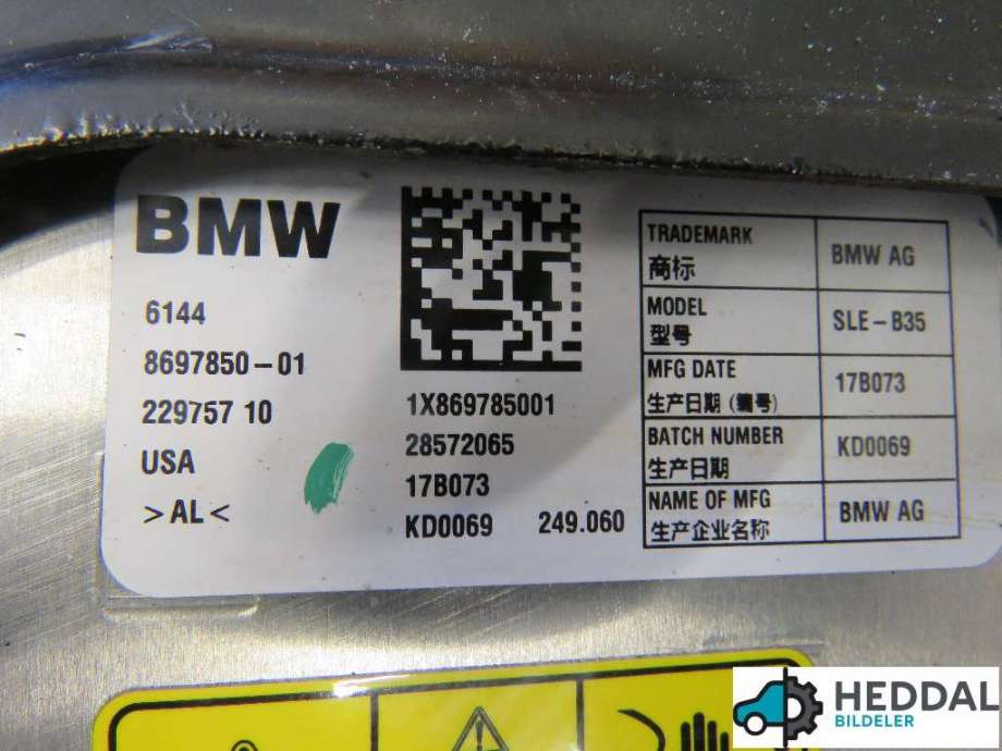 DCDC converter hybrid til BMW X5 2013-2018 (F15) (F15) (BMW||8697850-01)