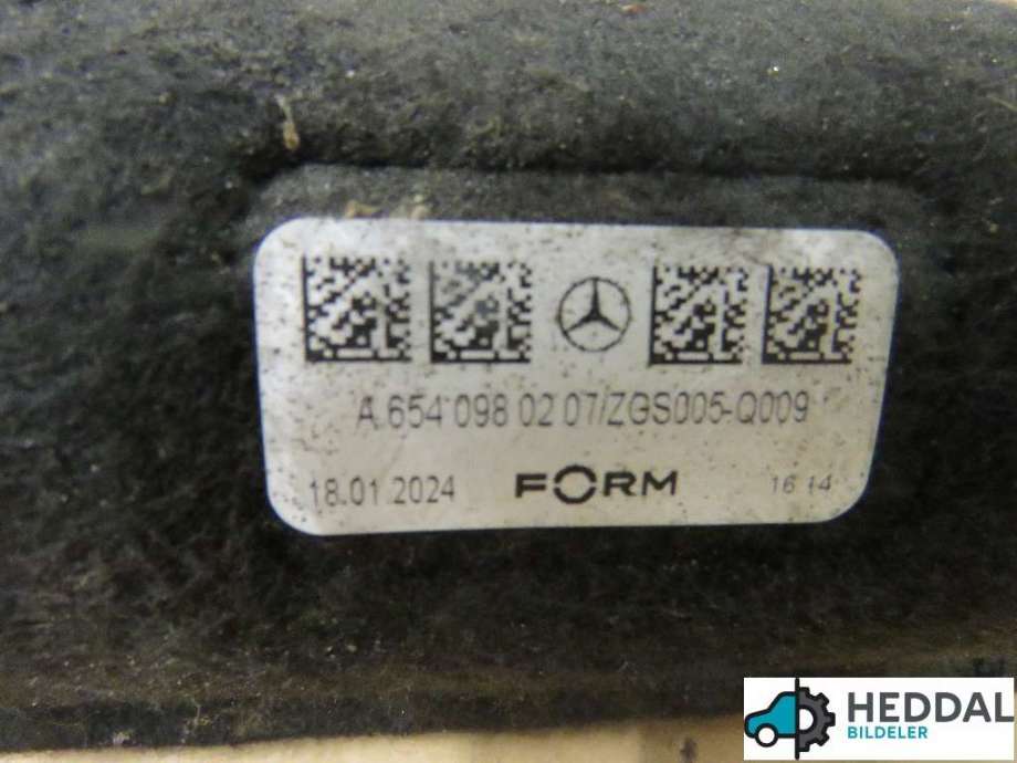 Turbo rør til Mercedes Sprinter 2018-->> (907/910) (907/910) (MERCEDES|A6540980207|)