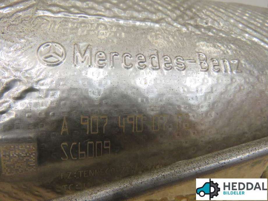 Partikkelfilter til Mercedes Sprinter 2018-->> (907/910) (907/910) (MERCEDES|A 907 490 07 01|)