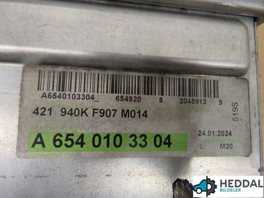 Intercooler til Mercedes Sprinter 2018-->> (907/910) (907/910) (MERCEDES|A 654 090 01 00|)