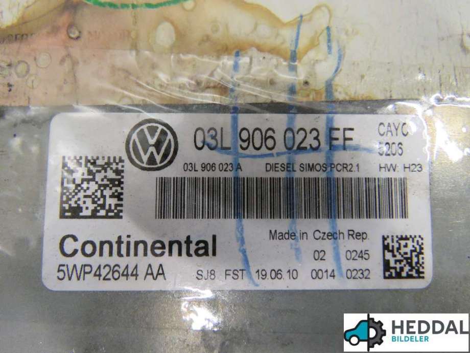 Styreenhet motor til VW Golf VI 2008-2012  (VOLKSWAGEN|03L906023FF|)