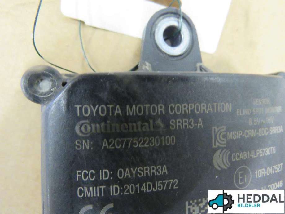 Sensor radar til Toyota Land Cruiser 150 2014-->> (Fase 2)  (TOYOTA|88162-60100|)