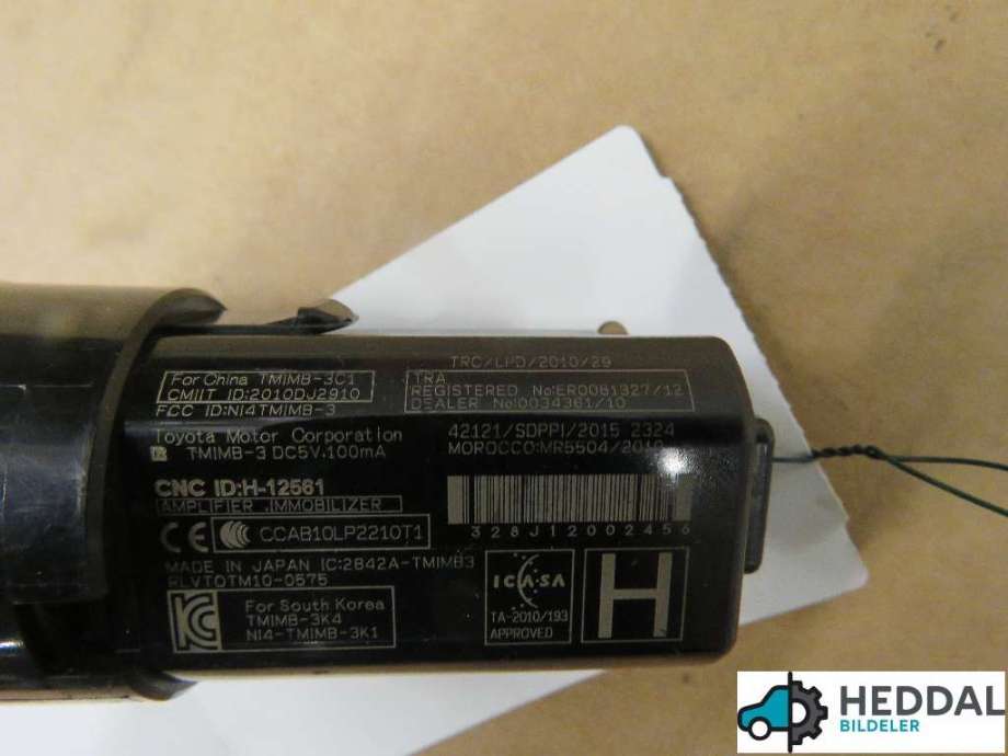 Bryter start/stopp til Toyota Land Cruiser 150 2014-->> (Fase 2) (TOYOTA|8961142012|)
