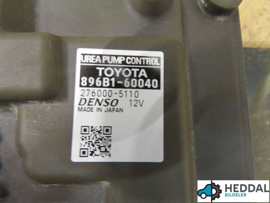 Styreenhet diverse til Toyota Land Cruiser 150 2014-->> (Fase 2)  (TOYOTA||896B1-60040)